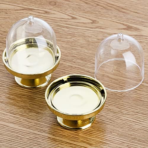 Okllen 36-Pack Mini Cake Stand with Lid and Base