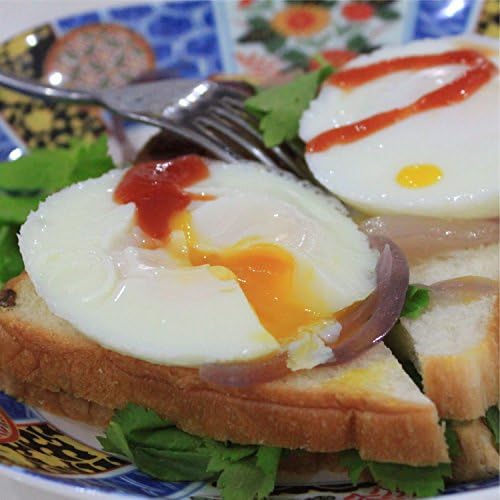 COZILIFE Egg Poacher Set of 4 with Ring Standers