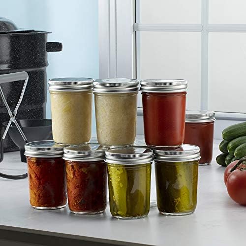 Paksh Novelty Food Storage Container Glass Jars with Airtight Lids 10 Pack