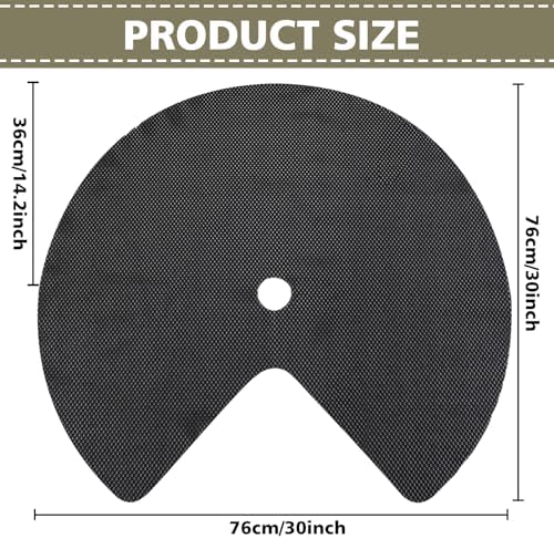 2 Pcs Black Non-Adhesive Cabinet Shelf Liners with Scissors