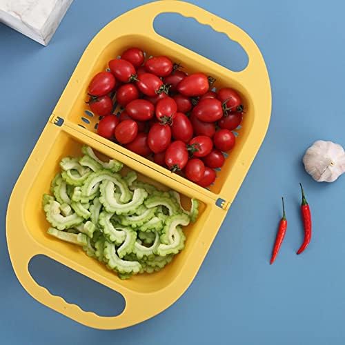 BYIA Kitchen Sponge Wall Organizer Suction Rack Yellow