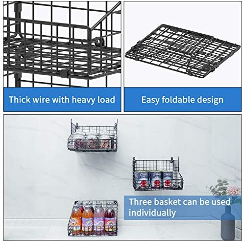 X-cosrack 3-Tier Stackable Snack Organizer Large Size
