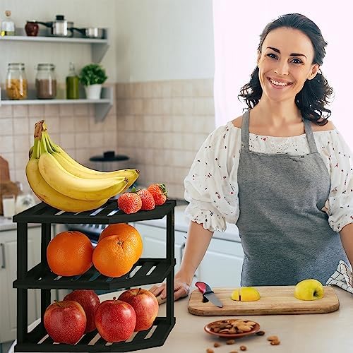 Bambsi Bamboo Corner Shelf - Black