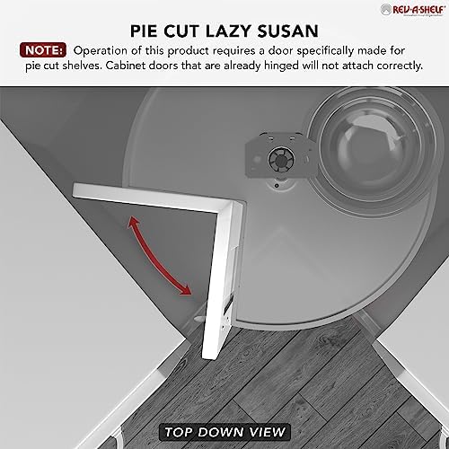 Rev-A-Shelf 24 Dual Tier Pie-Cut Lazy Susan Organizer