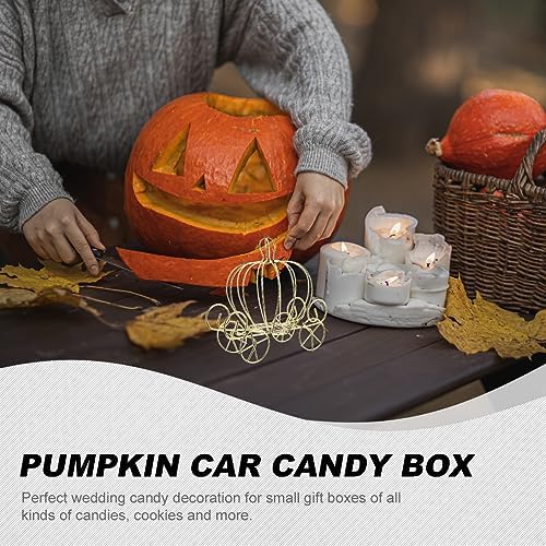 6PCS Pumpkin Carriage Candy Box Halloween Decor