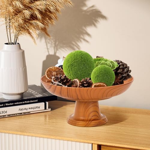Decorative Fruit Bowl with Footed Base 87 Inch Plastic