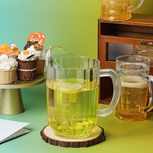 Tessco for You 3 Pc 60 Ounce Clear Plastic Pitchers