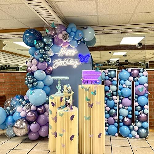 AHUAWA 3PCS Foldable Cylinder Stand Set for Parties and Events