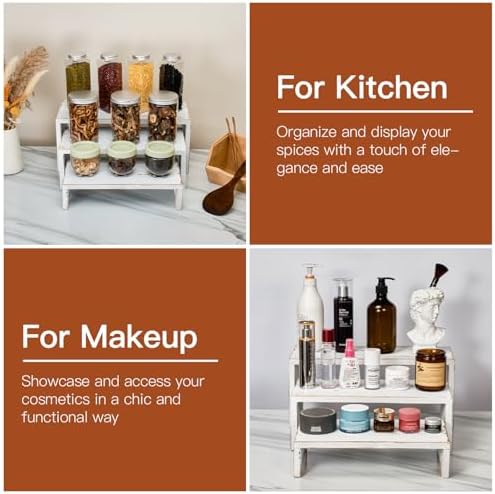 DAOYOUSKY 3 Tier Wooden Cupcake Stand Set for 24 Cupcakes