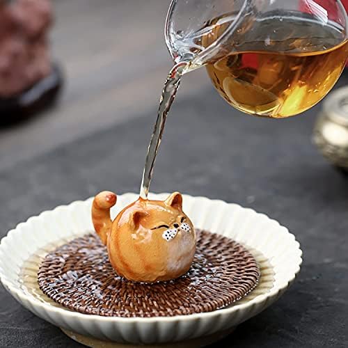 Cute Funny Purple Clay Tea Pet for Tea Lovers
