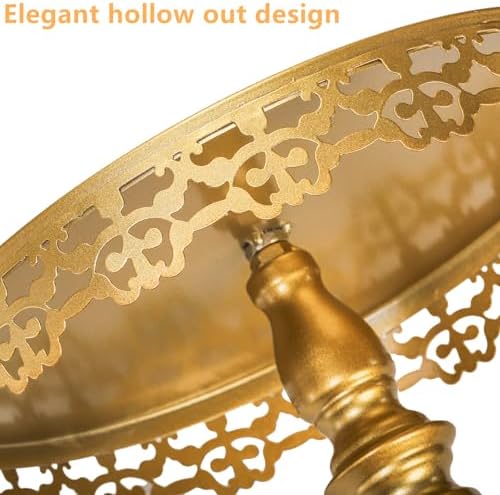 Hacaroa 7-Piece Gold Cake Stand Set