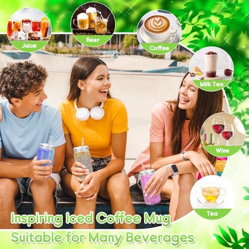 13 Pcs Snow Globe Tumbler Kit with Lid and Funnel