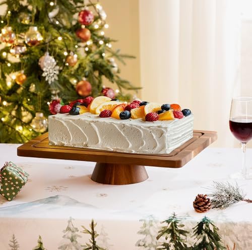 HBlife Cake Stand with Lid 165 Inch