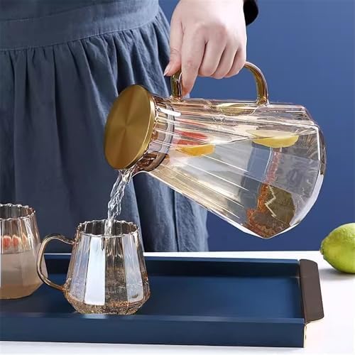 Cold Kettle Large Capacity Glass Pitcher Set