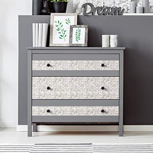 Con-Tact Creative Covering Shelf and Drawer Liner 18 x 9 Batik Taupe