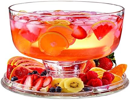 Royalty Art 6-in-1 Glass Cake Stand with Dome