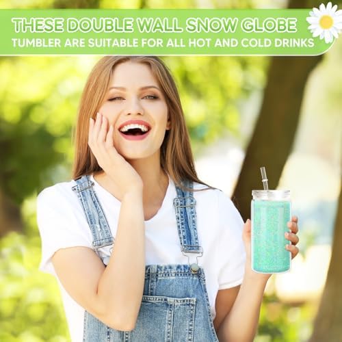 13 Pcs Snow Globe Tumbler Kit with Lid and Funnel