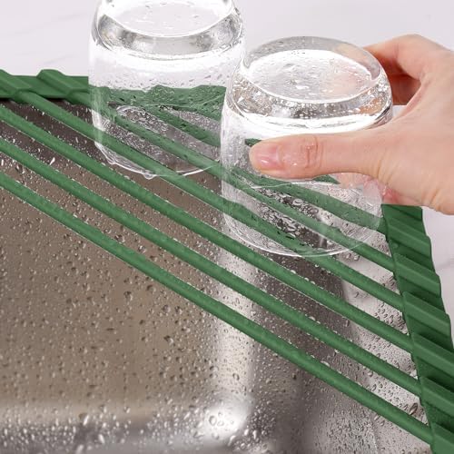 Tomorotec Triangle Dish Drying Rack for Sink Corner