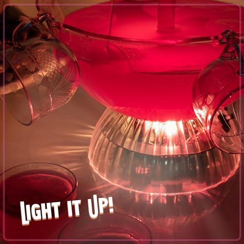 Nostalgia 3-Tier Party Fountain With LED Light Reusable Cups Included