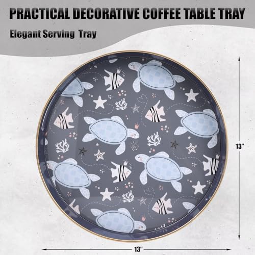 Spsyrine Decorative Serving Tray with Handles