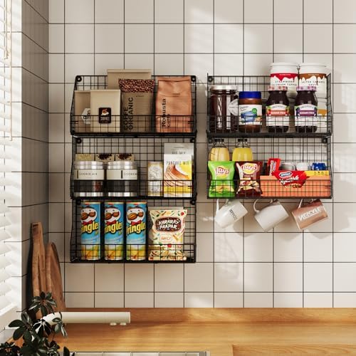 X-cosrack 3-Tier Stackable Snack Organizer Large Size