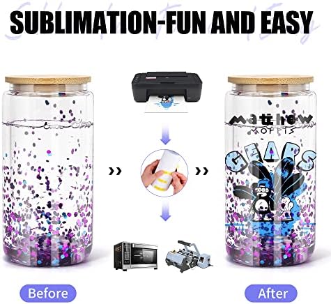 AGH 16OZ Snow Globe Glass Tumbler 8 Pack