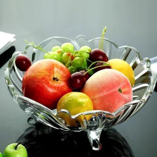 Cabilock Clear Fruit Plate Trifle Bowl Set