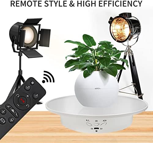 Motorized Rotating Display Stand with Mirror Cover
