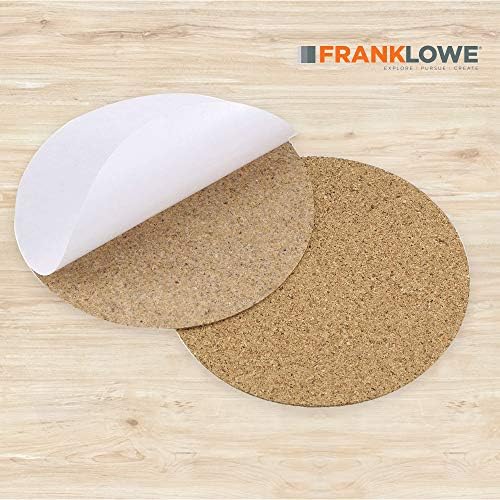 Flowe Cork Tiles Self-Adhesive Coasters for Bar Tools