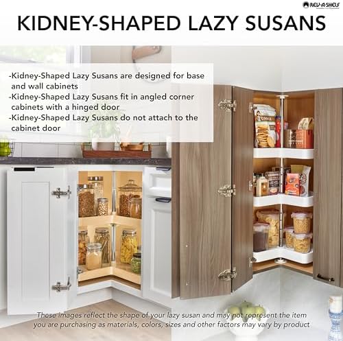 Rev-A-Shelf Dual Shelves Lazy Susan Organizer