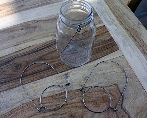 Stainless Steel Wire Handles for Mason Ball Canning Jars 6 Pack