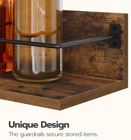 HOOBRO Wall Mounted Wine Rack 3 Pack