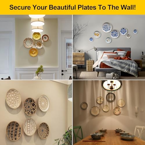 Fozite Wall Plate Hangers 6 8 10 Inch 4 Pack