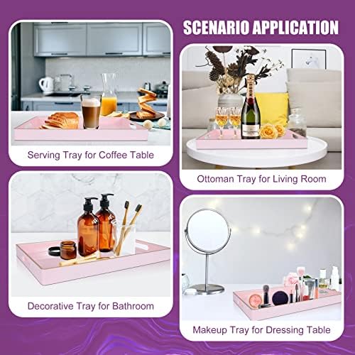 Gifturbo Pink Serving Tray with Handles