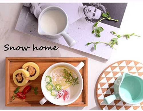 Ceramic Milk Jug with Handle Stylish Beverage Jug for Tea and Coffee