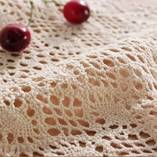 Meioro Mesh Woven Table Runner 10x78 Inches Boho Design