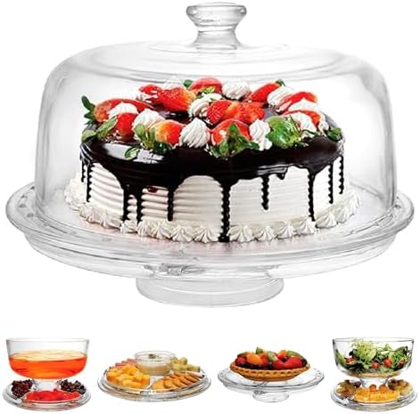 JOEYZ Extra Large 6 in 1 Acrylic Cake Stand