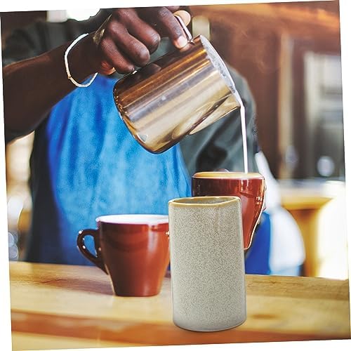 STOBAZA Tiny Milk Kettle Ceramic Dispenser Jug for Home and Restaurant
