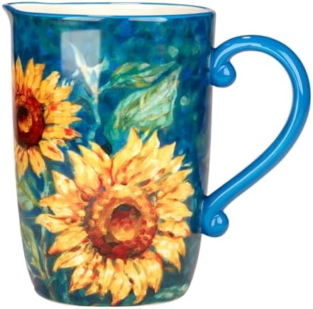 Certified International Golden Sunflowers Pitcher 112 oz