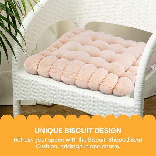 Noa Store Biscuit Cushion - Foam Floor Lounger - Brown