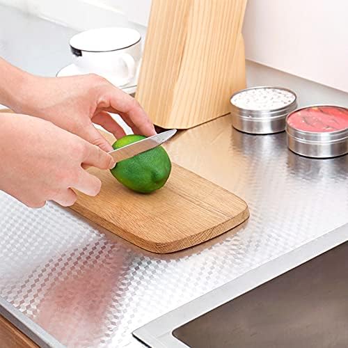 Snkxu Oil Proof Peel and Stick Backsplash Liner