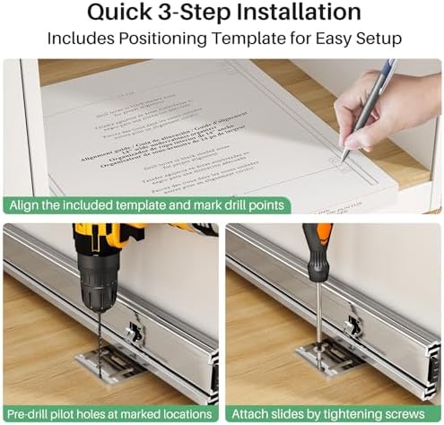 Heavy Duty Pull Out Cabinet Organizer for Kitchen