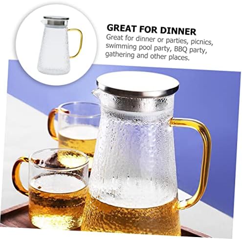 Cool Resistant Juices Kettle Large Capacity Water Carafe With Leakproof Lid