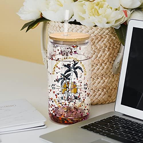AGH 16OZ Snow Globe Glass Tumbler 8 Pack