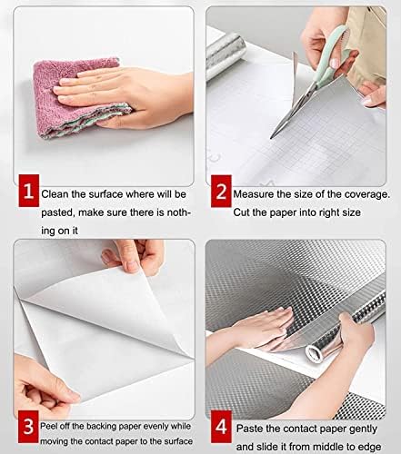 Beminh Kitchen Backsplash Aluminum Foil Sticker