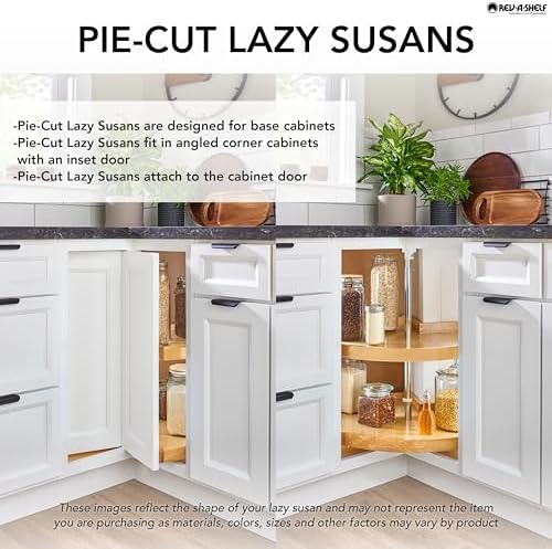 Rev-A-Shelf 24 Dual Tier Pie-Cut Lazy Susan Organizer