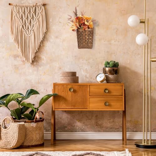 Kichvoe Wall Hanging Wicker Basket for Home Decor