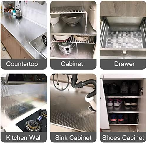 Beminh Kitchen Backsplash Aluminum Foil Sticker