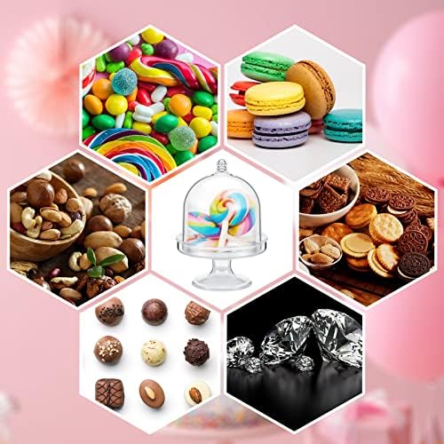 Tessco for You 48 Piece Clear Cake Stand with Dome Cover