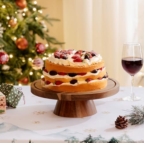 HBlife 114 Inch Cake Stand with Glass Lid